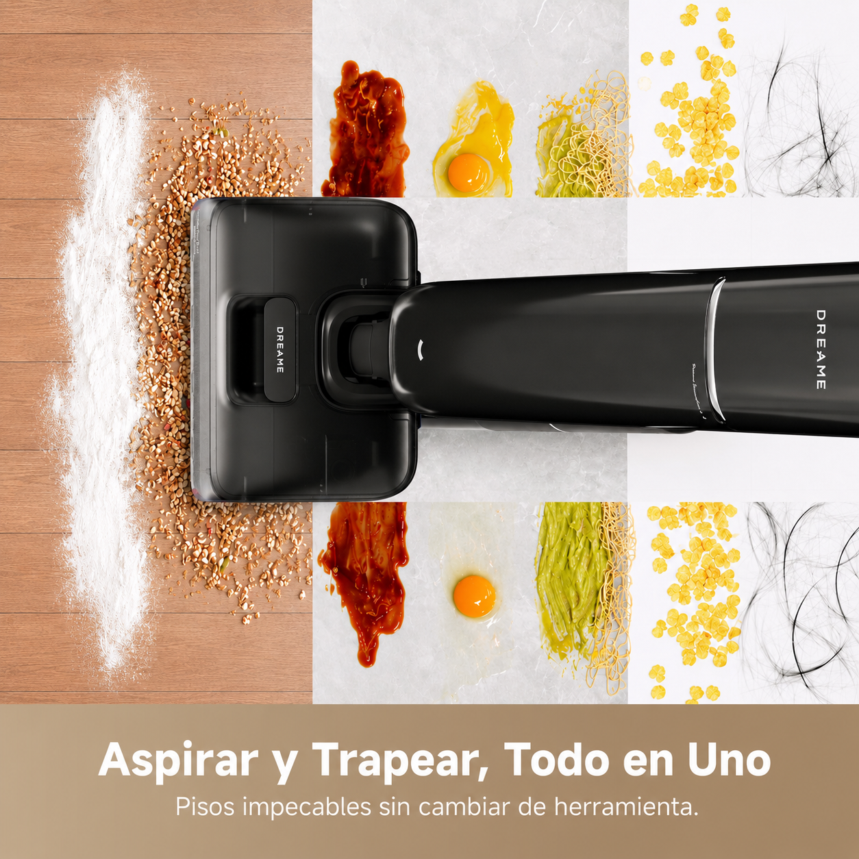 Aspiradora y Mopa 3 en 1 | Limpieza Profunda para Pisos