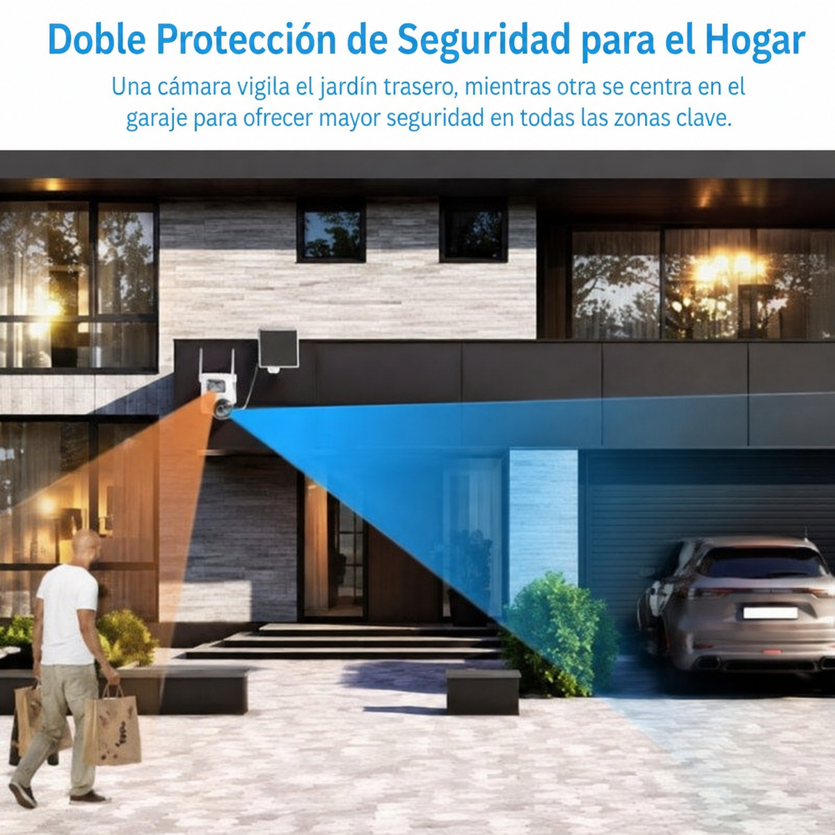 Cámara de seguridad digital solar LTE 4G para exteriores AOC