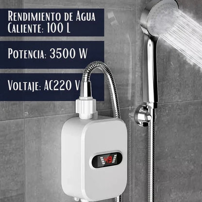 CALENTADOR DE DUCHA ULTRA RÁPIDO + REGALO GRÁTIS