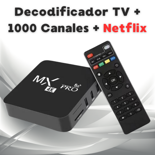 Decodificador De Tv + 1000 Canales + Netflix, Amazon y Mas | PrimeBox® 📺