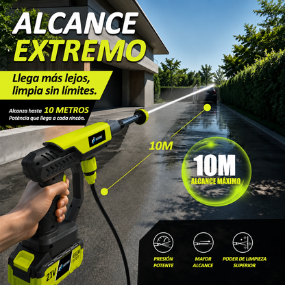 Hidrolavadora Inalámbrica Portátil | Limpieza Potente para Auto y Hogar