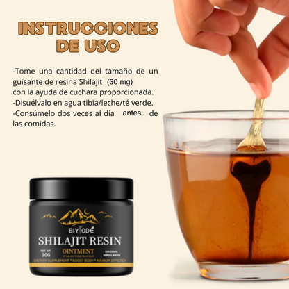 Shilajit 100% Puro 💎 Fuente de Energía Vital del Himalaya