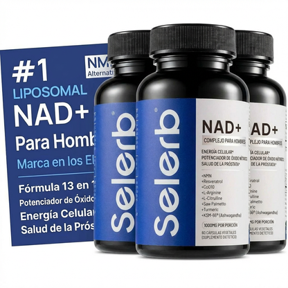 NAD+ para Hombres | Más Energía, Resistencia y Salud Masculina