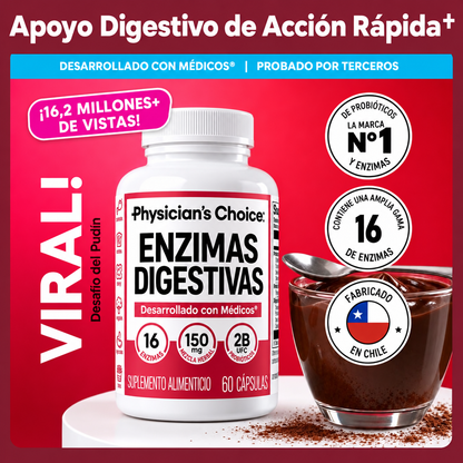 Physician's Choice | Enzimas Digestivas con Probióticos y Prebióticos