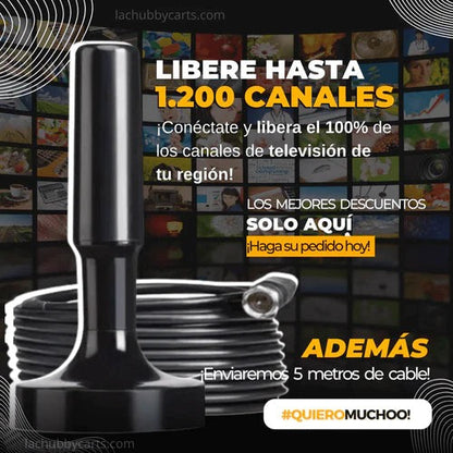 Antena Hd De Televisión Digital Smart Tv